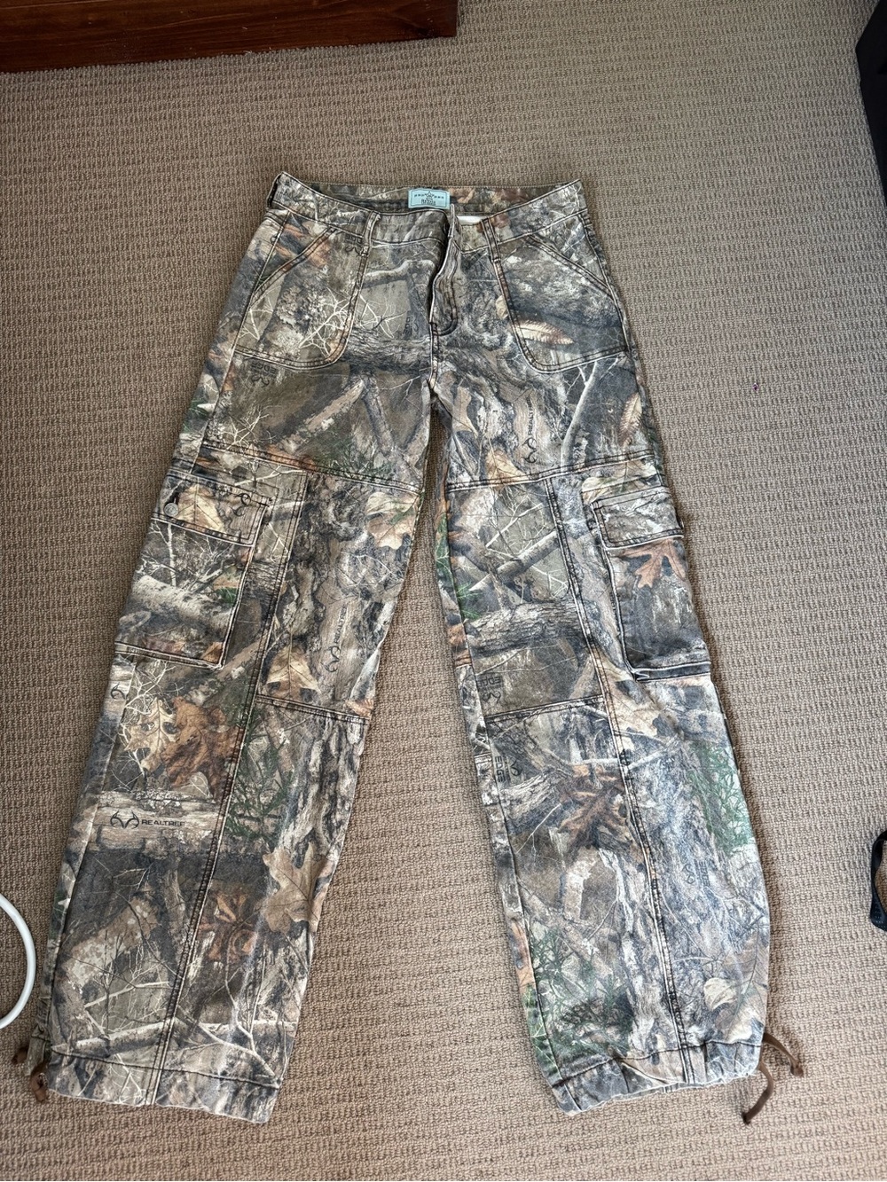 REVICE Realtree-Style Camo Pants in Brown and Green